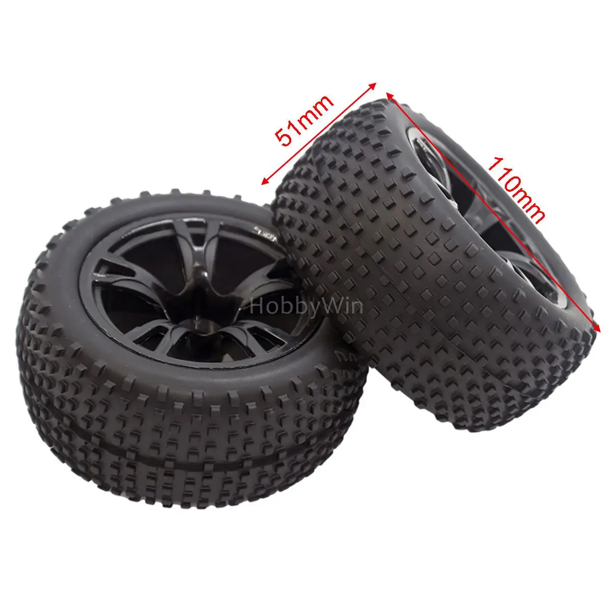 

SST part 09407 Wheel Complete 2pcs for Saisu 1/10 & 1/9 RC Buggy Truck 1933 1937