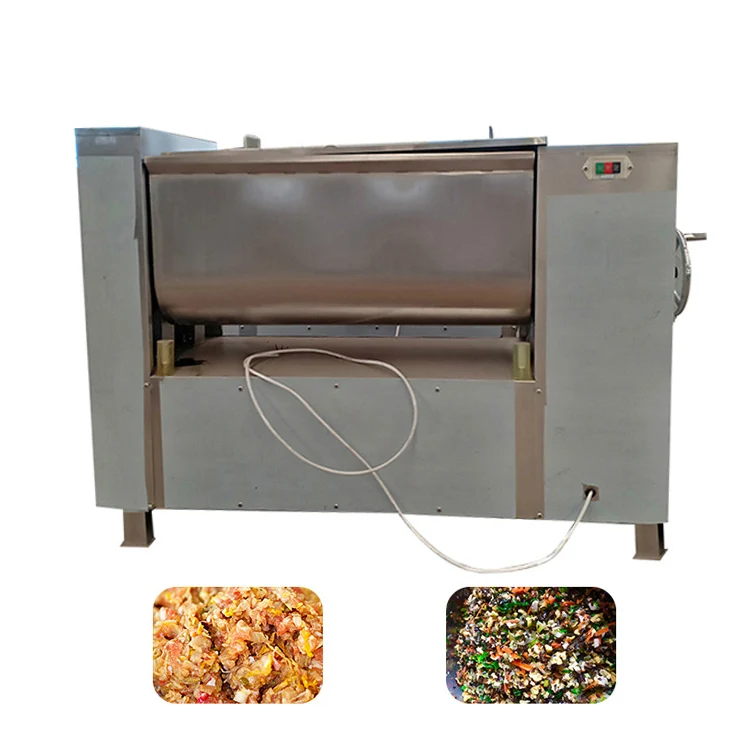 

High quality stainless steel dumpling stuffing mixing machine electric chicken dog fish food stuffing sausage minced meat mixer