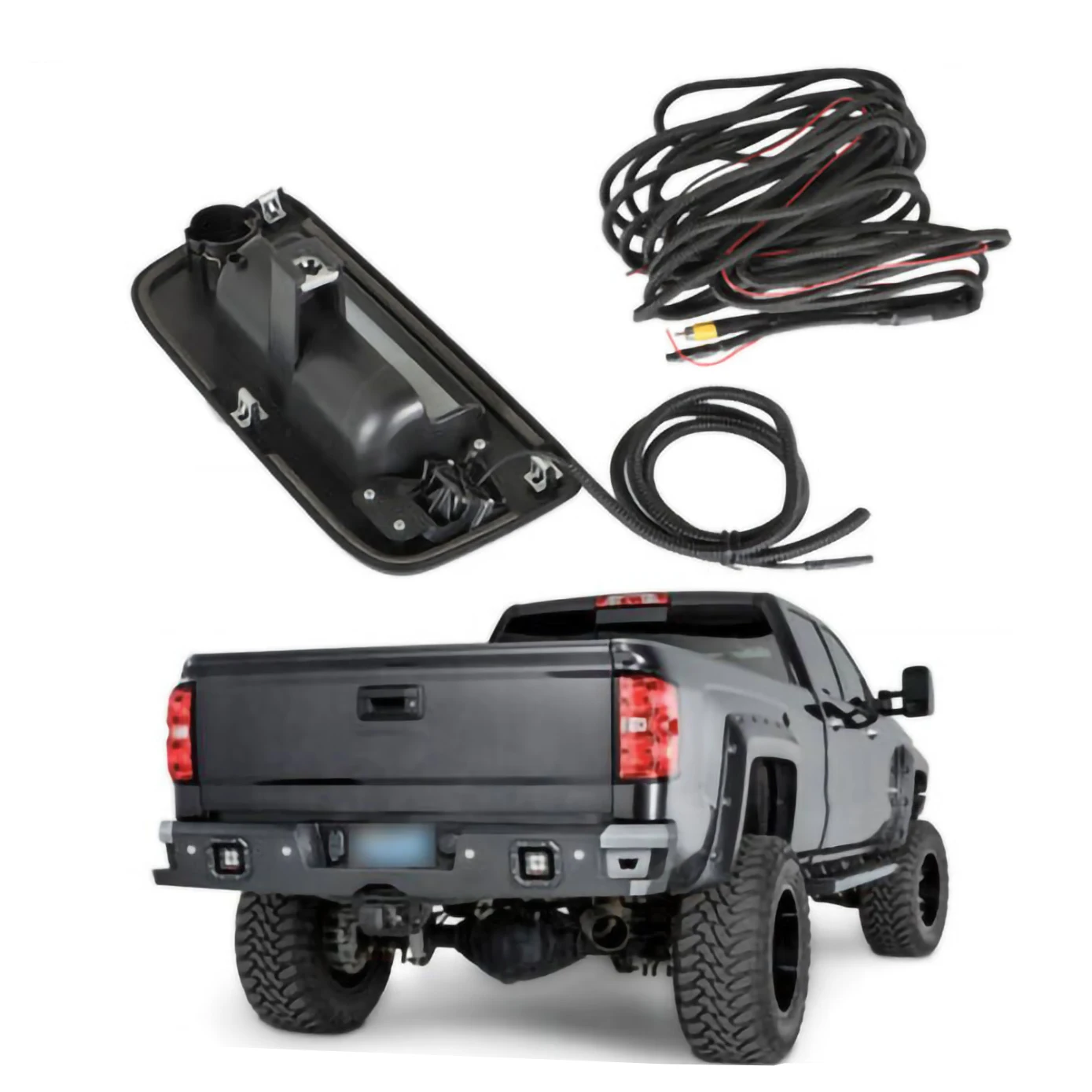 

New Rear View Backup W/ Camera Tailgate Handle Bezel 22755304 For Chevrolet Silverado GMC Sierra1500 2500 3500