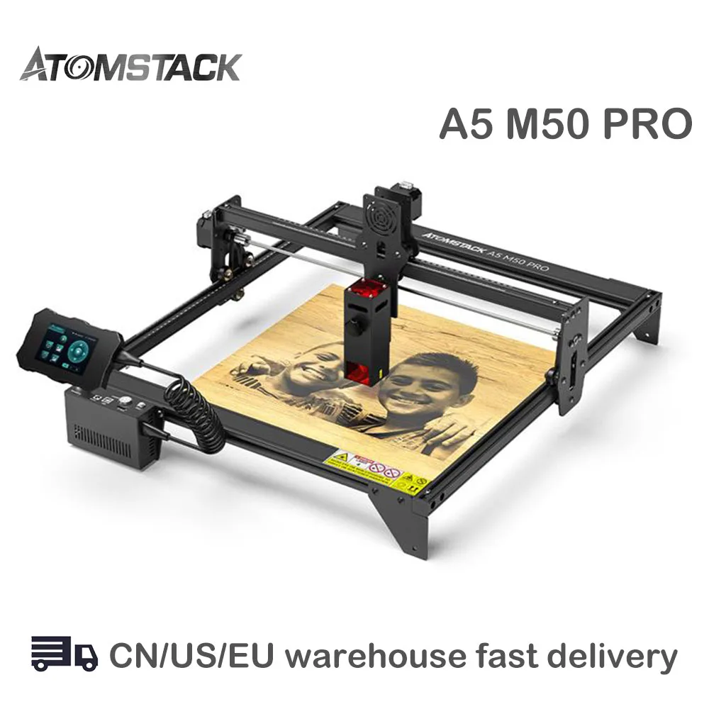 

New ATOMSTACK A5 M50 Pro 40W Laser Engraver Diode Offline Control Engraver CNC Router Printer