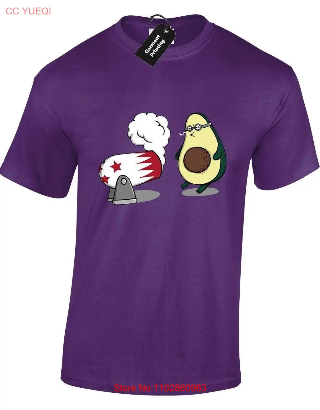 Мужская футболка с авокадо-бум унисекс забавная шутка мультяшная милая
