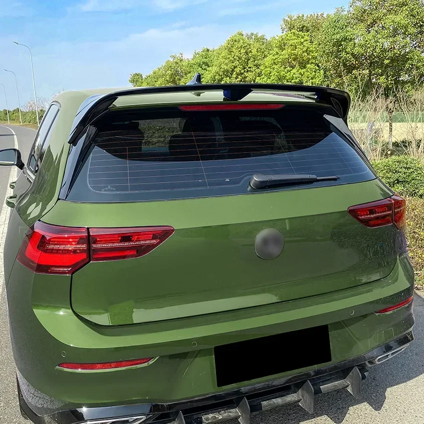 Спойлер на крышу Golf MK8 GTI R GTD Clubsport Carbon Fiber Look CS Style для VW Автомобильные аксессуары
