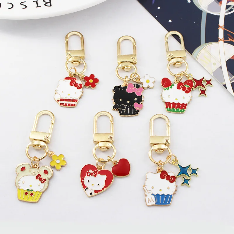 Аксессуары Hello Kitty подвеска Sanrio Ins для детской сумки подвесные украшения подарок