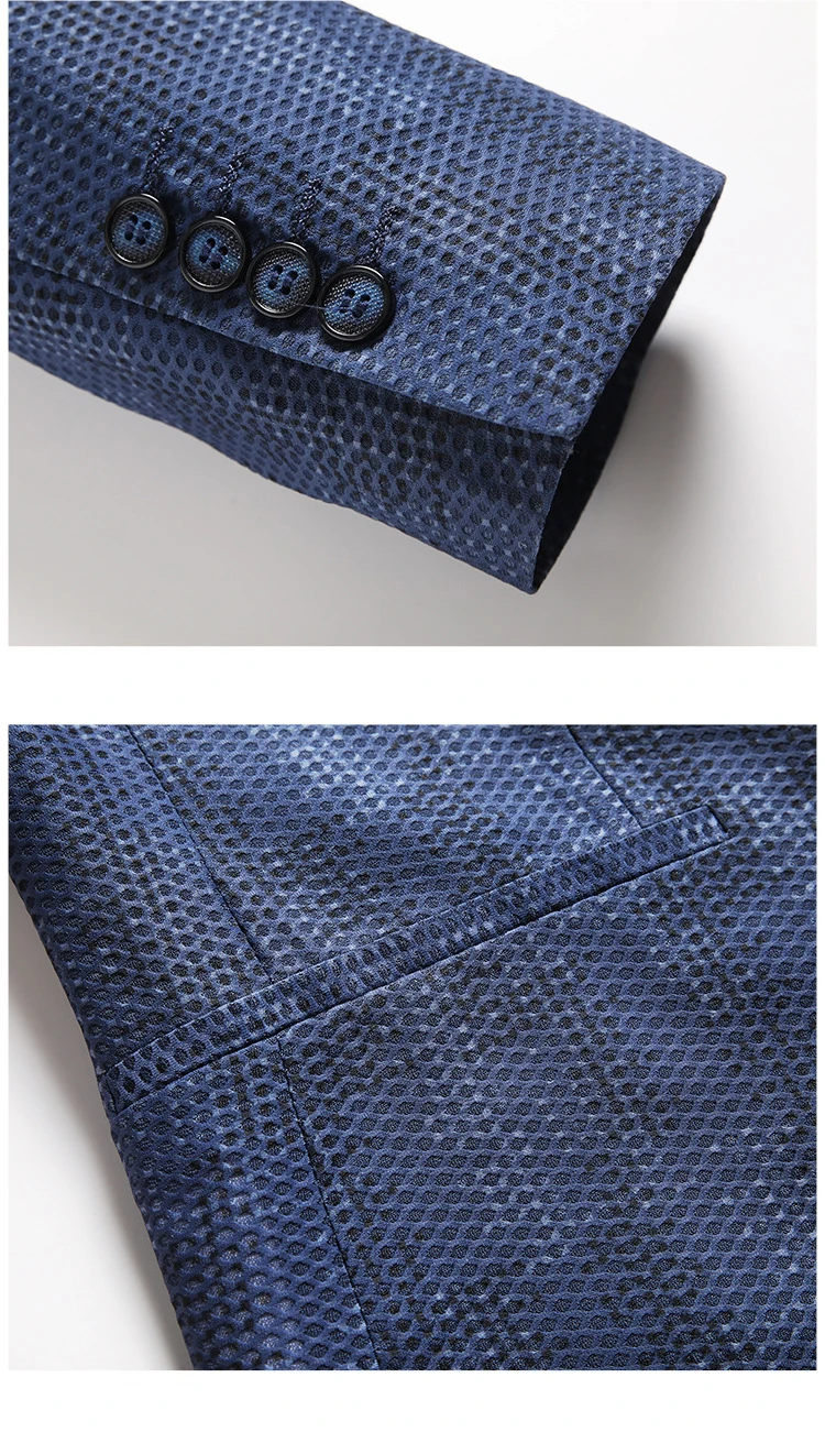 Мужской весенне-летний Тонкий Блейзер с сотовой сеткой дышащая мужская