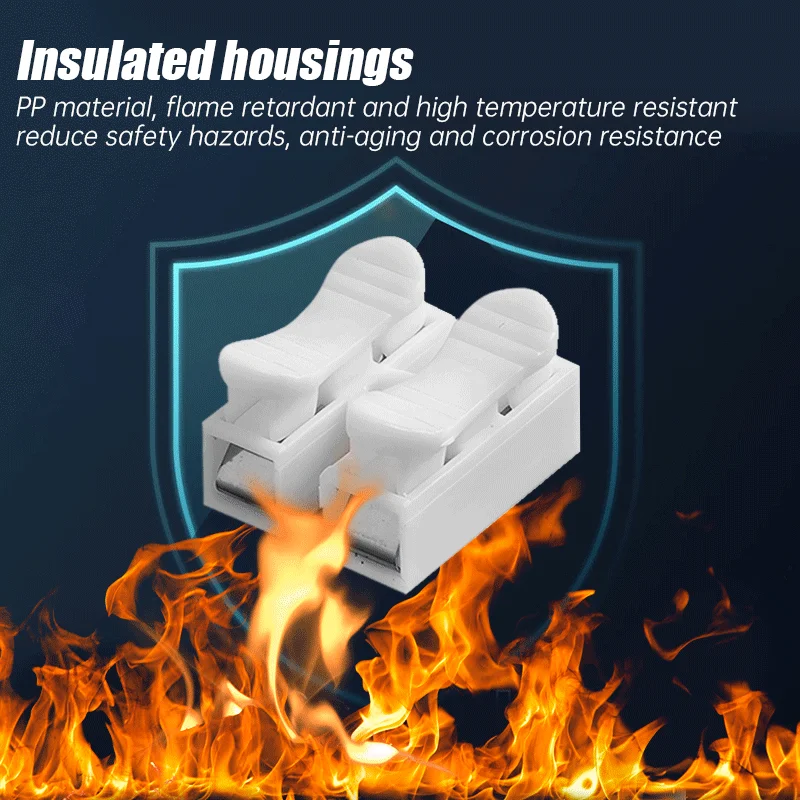 20 шт. соединители для проводов CH2 Быстрые кабельные зажимы без пайки провод