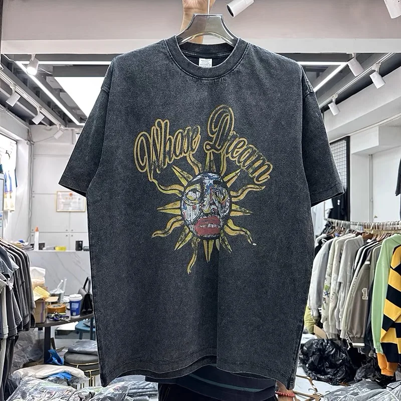 

Printed shirt with Sun Face