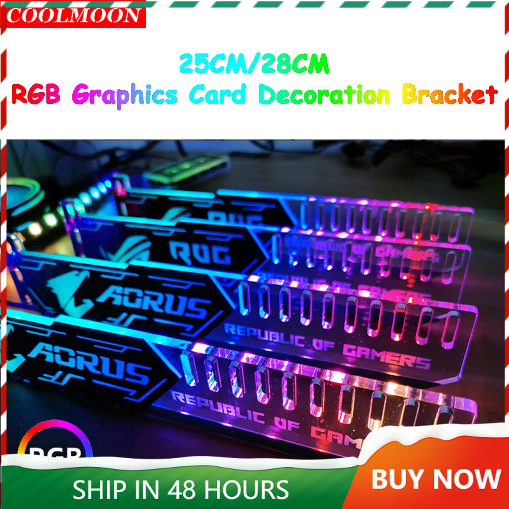

Фотографическая карта Coolmoon 25 см/28 см, фоторамка 5 В, 4 контакта, RGB, светодиодный графический процессор, поддержка фотографических карт, аксес...