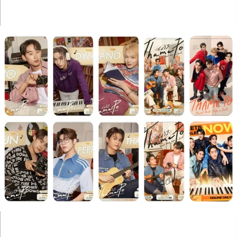 

10 шт./компл. наклейки для карт LYKN Williamest Thai TV Thame Po Heart That Skips A Beat Drama Stills Bus Phone Notebook DIY наклейка