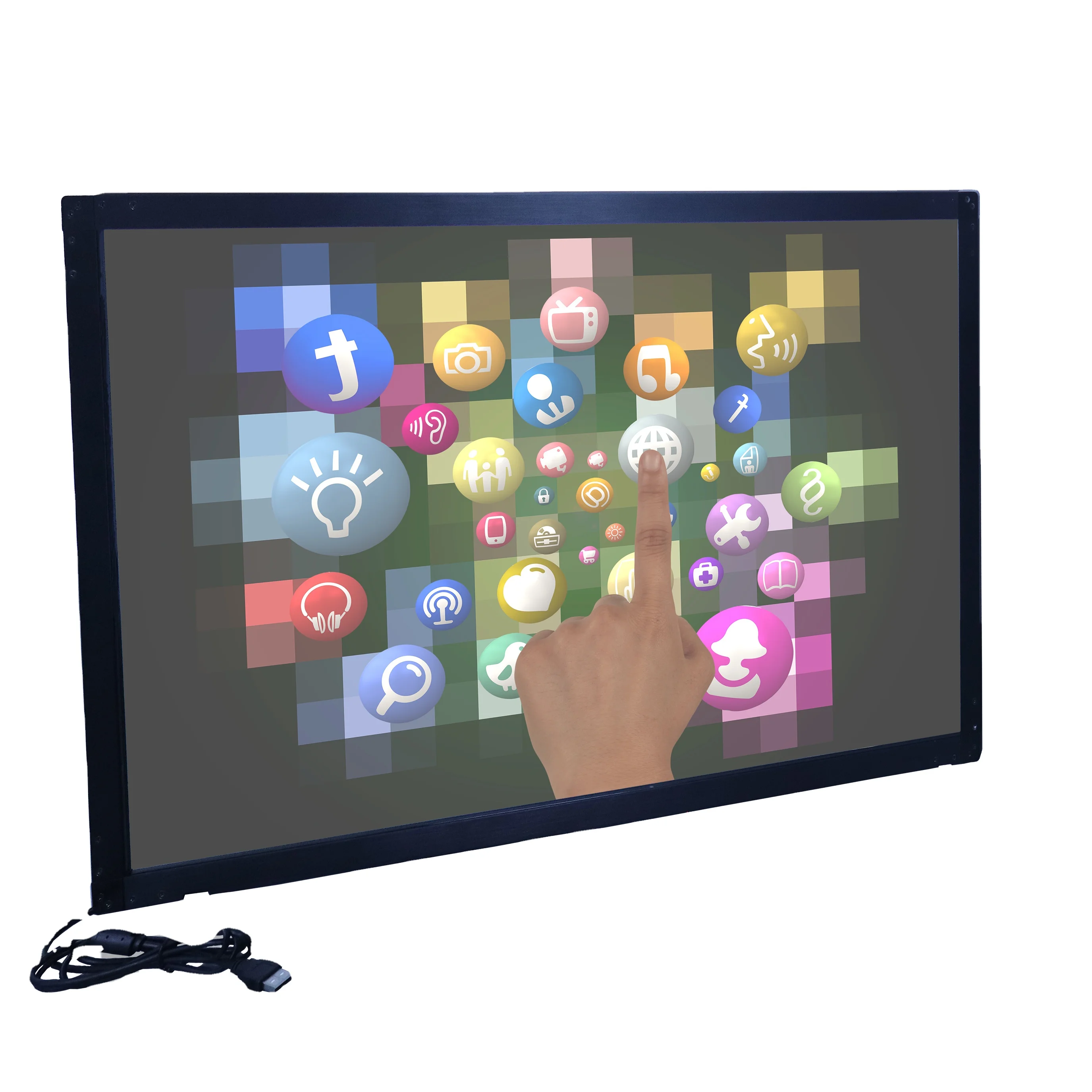 

85 inch Multi-touch ir touch screen overlay frame