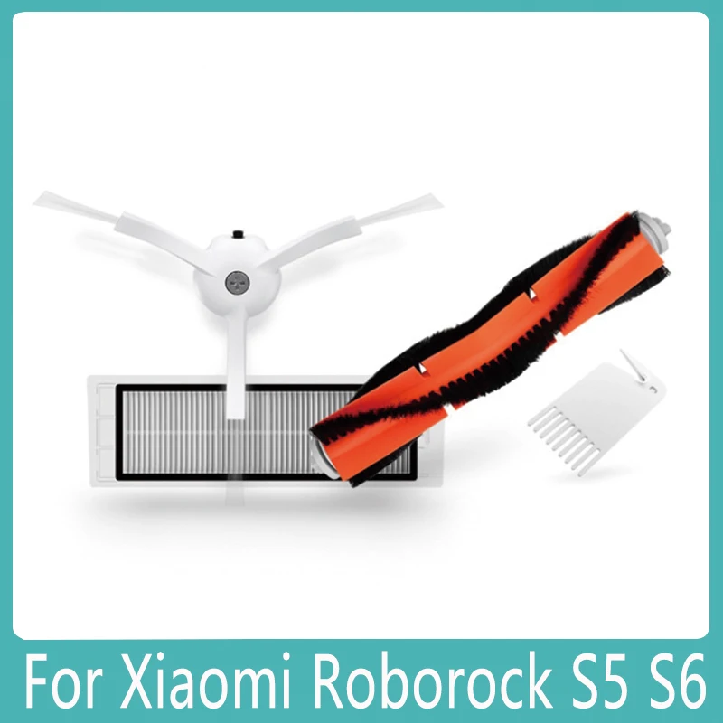 

For Xiaomi Roborock S5 S6 S50 S51 S55 S5 Max S6 MaxV S6 Pure S60 Main Brush Side Brush Hepa Filter E25 E35 Spare Parts