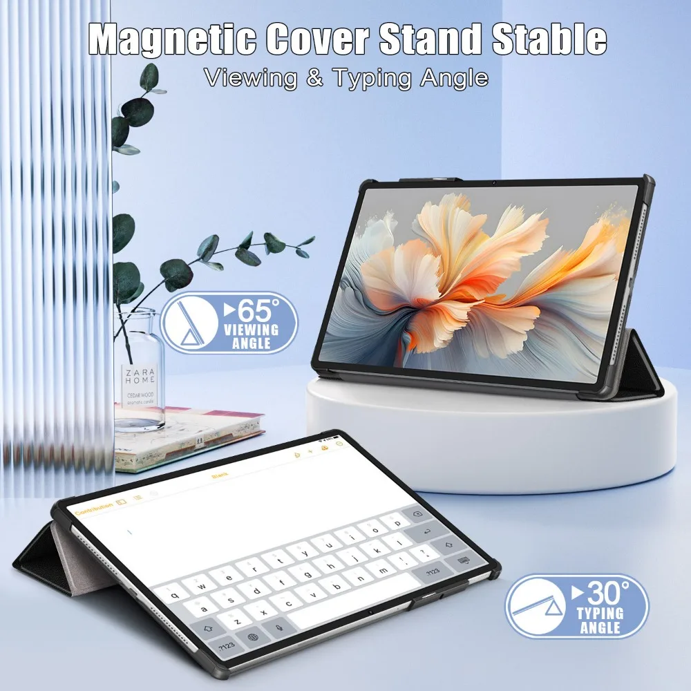 Фото Для Lenovo Yoga Tab Plus 12,7 дюйма 2025 TB520FU Магнитный тройной твердый корпус для Lenovo Yoga Pad Pro 12,7 Smart Funda Kids №3