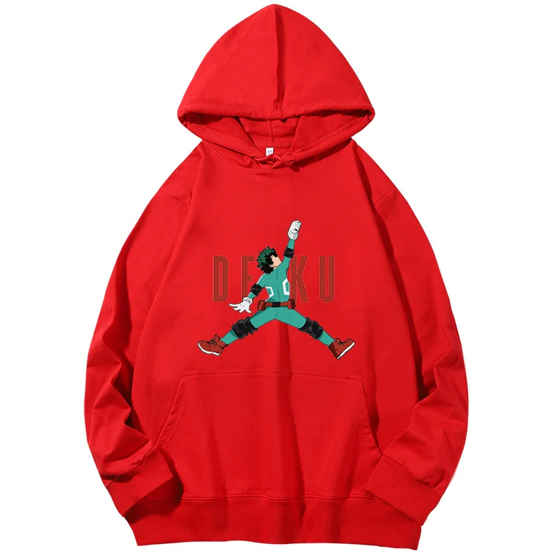 Air Deko Izuku Midoriya Boku No Hero Academia Fashion graphic Hooded sweatshirts cotton oversize Hooded Shirt Men's clothing