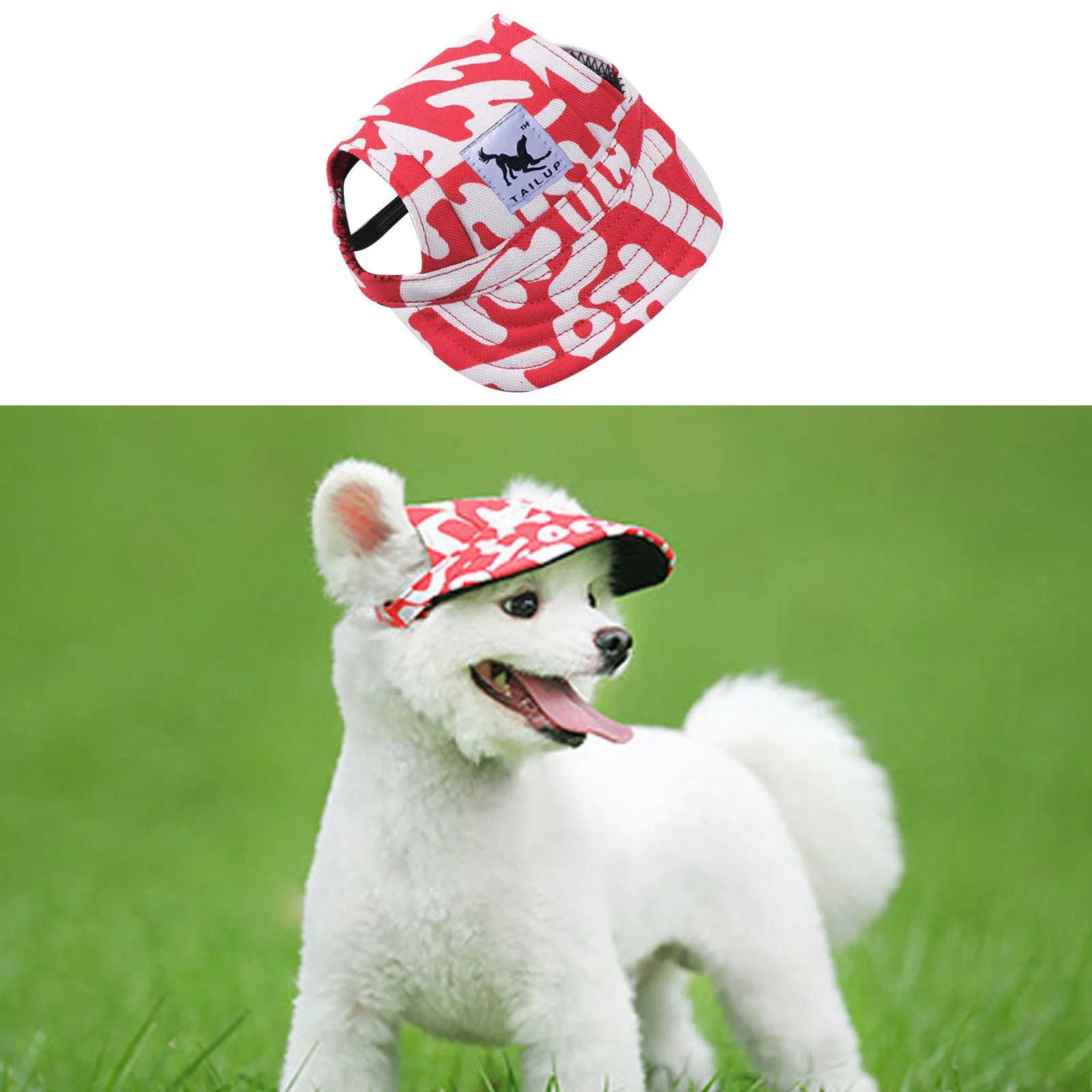 

cute Pet fashion solid color Dog Hat Baseball Cap Windproof Travel Sports Sun Hats for Puppy Large Pet Dog Outdoor Accessories