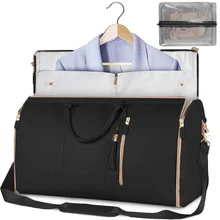 New Large PU Folding Suit Storage Bag Large Capacity Hand Luggage Bag Travel Bag Multi Function