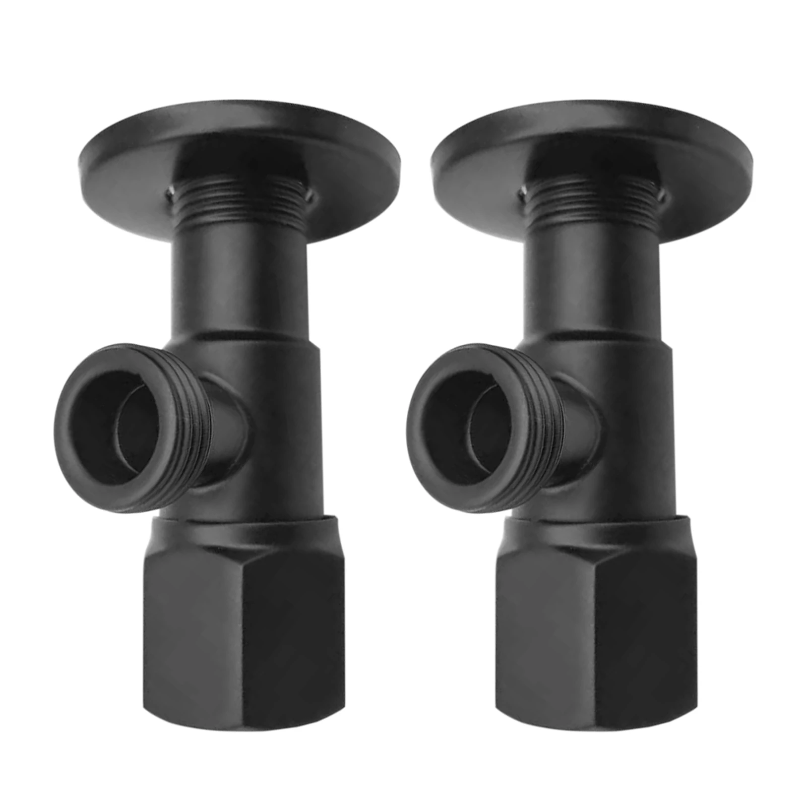 

2pcs Angle Valve Practical Water Heater Thicken Modern Stainless Steel Kitchen Hardware Professional Household Hot Cold