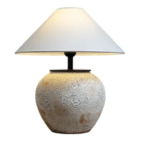 led chinese ceramic vinegar jar fabric dimmable table light table lamp desk lamp led desk lamp for bedroom foyer
