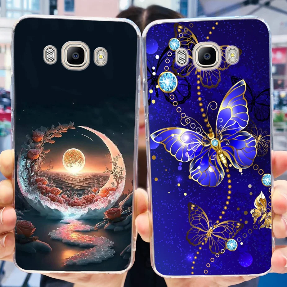 Фото Чехол для Samsung Galaxy J3 J5 J7 2016, чехол J320F J510F J710F, роскошный чехол с рисунком, мягкий силиконовый чехол для телефона Samsung J5 2016, чехол №5