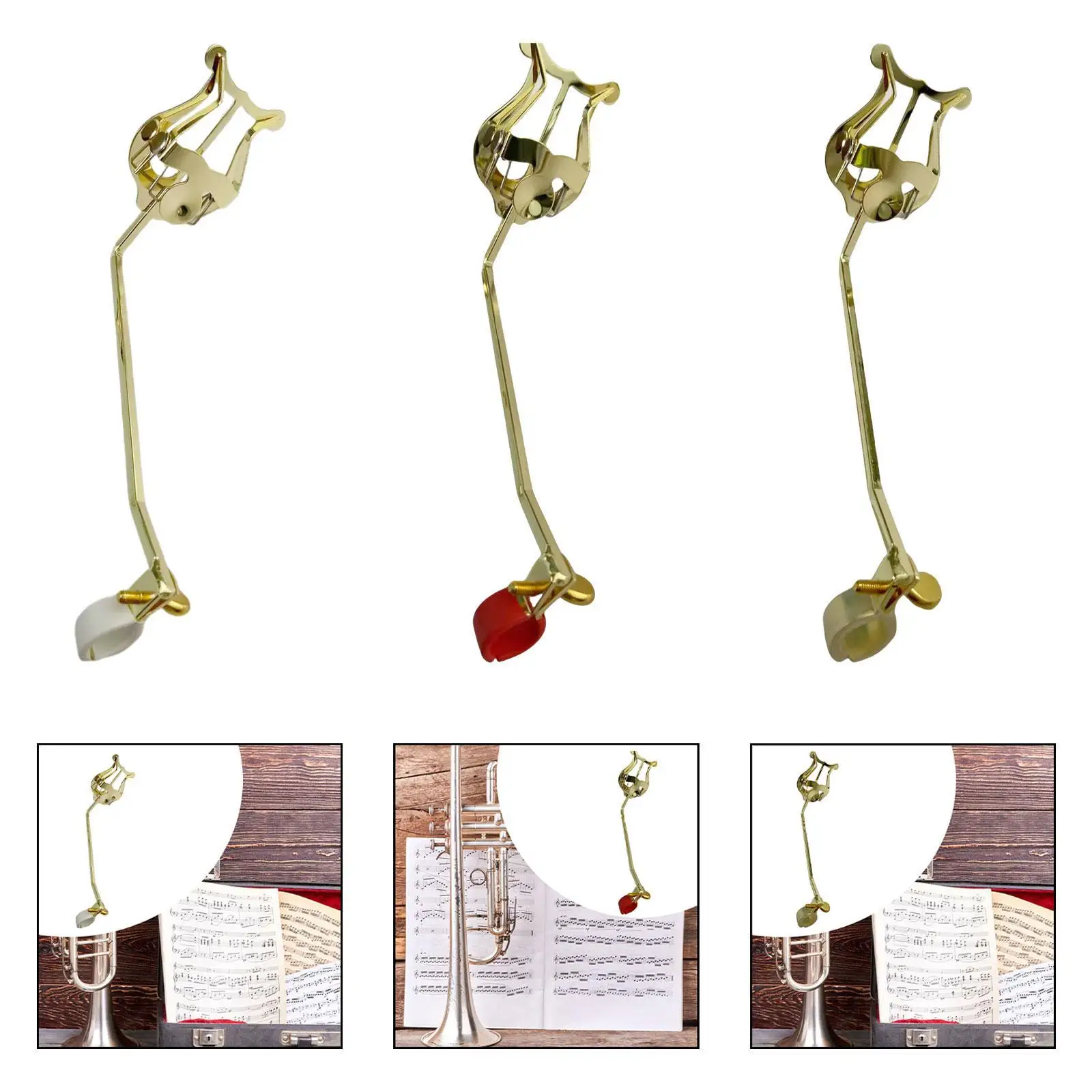 Зажим для музыкального тромбона марширующая лира музыкальный зажим на держателе