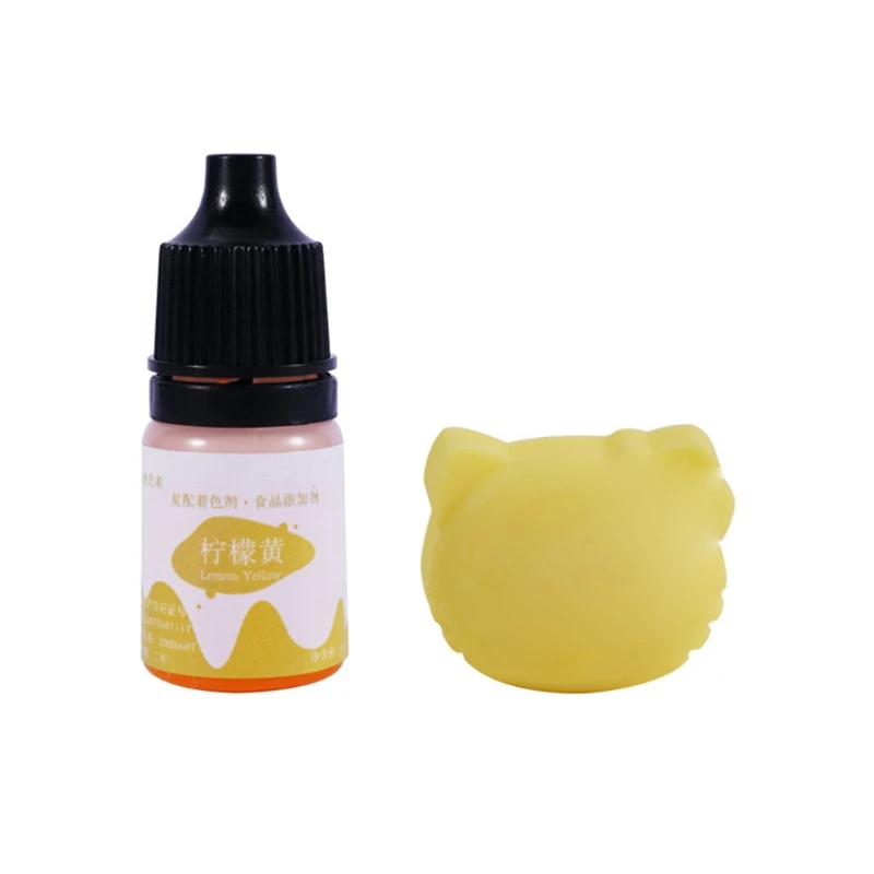 

E0BF 10 Colors 10ml Handmade Soap Dye Pigment DIY UV Epoxy Resin Mold Coloring Liquid Lip Gloss Colorant