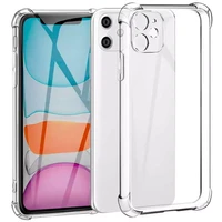 clear tpu gel silicone shockproof antishock case protector camera protection extra thick for iphone 11 anti scratches