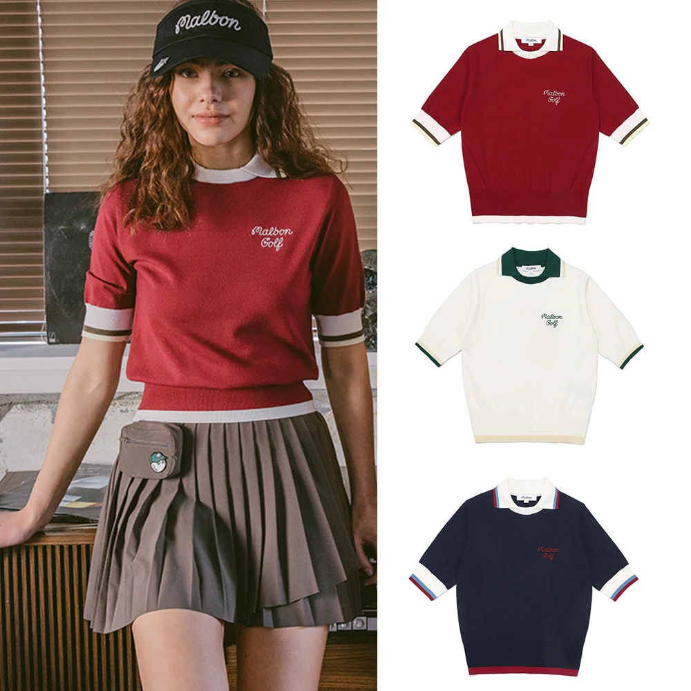 Женская одежда для гольфа новый женский комплект с рукавами летняя облегающая