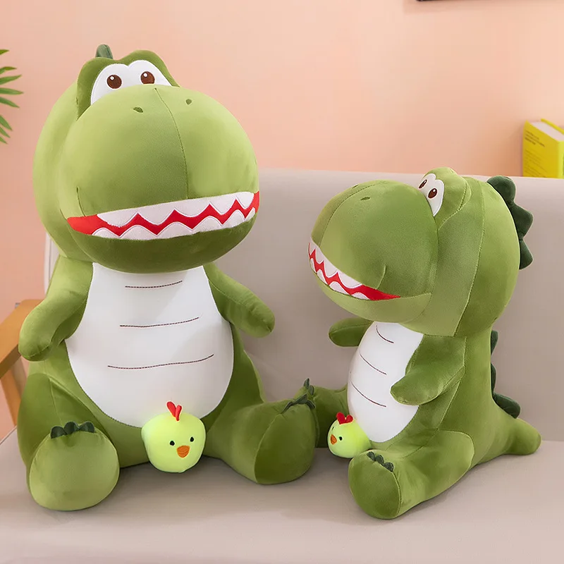 

Autumn And Winter 2022 New Style Dinosaur Plush Toy Doll Chicken Tyrannosaurus Rex Doll Sleeping Pillow Boy Children Cloth Doll