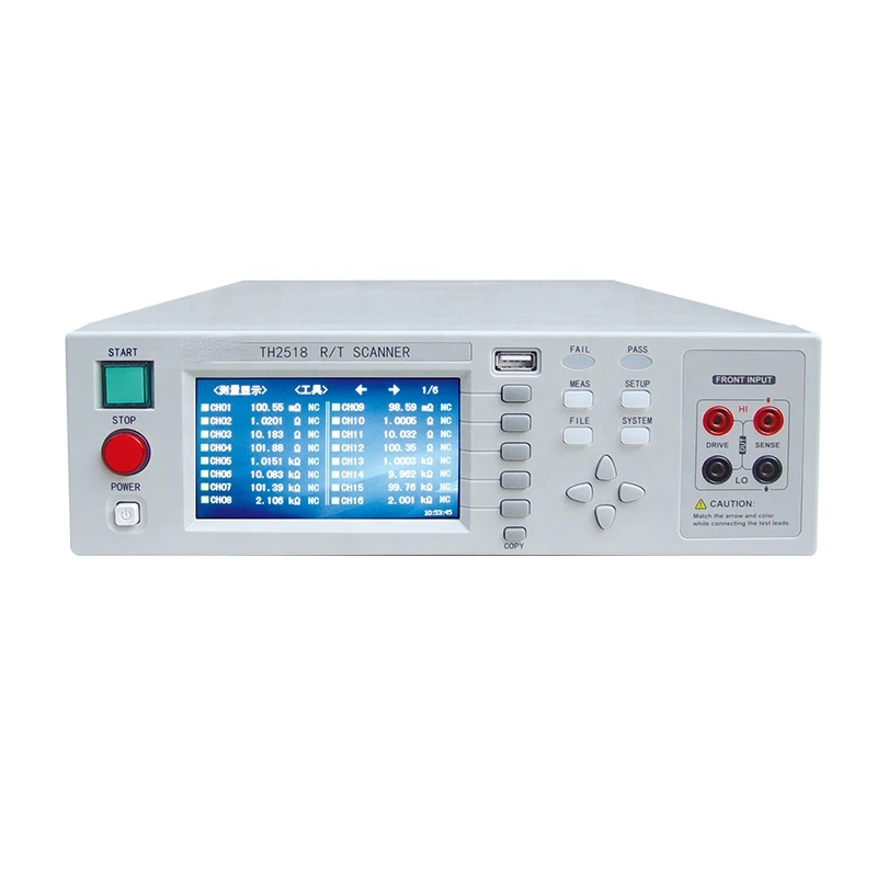 

Многоканальный измеритель сопротивления TH2518, 10 мкм-200 ком