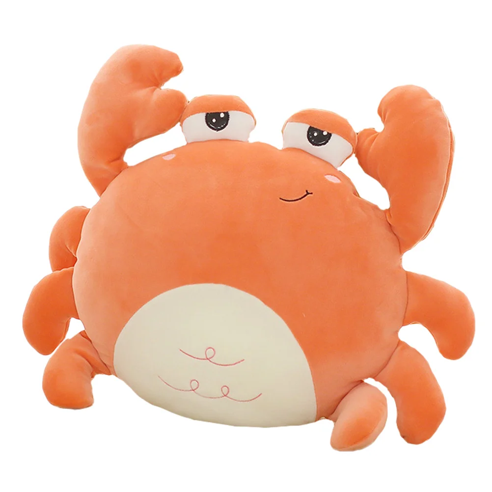 

1pc Cartoon Animal Plush Dolls Crab Cuddly Sofa Cushion Home Decor