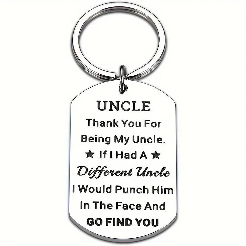 Нержавеющая сталь военного класса с лазерной гравировкой UNCLE дядя решетность