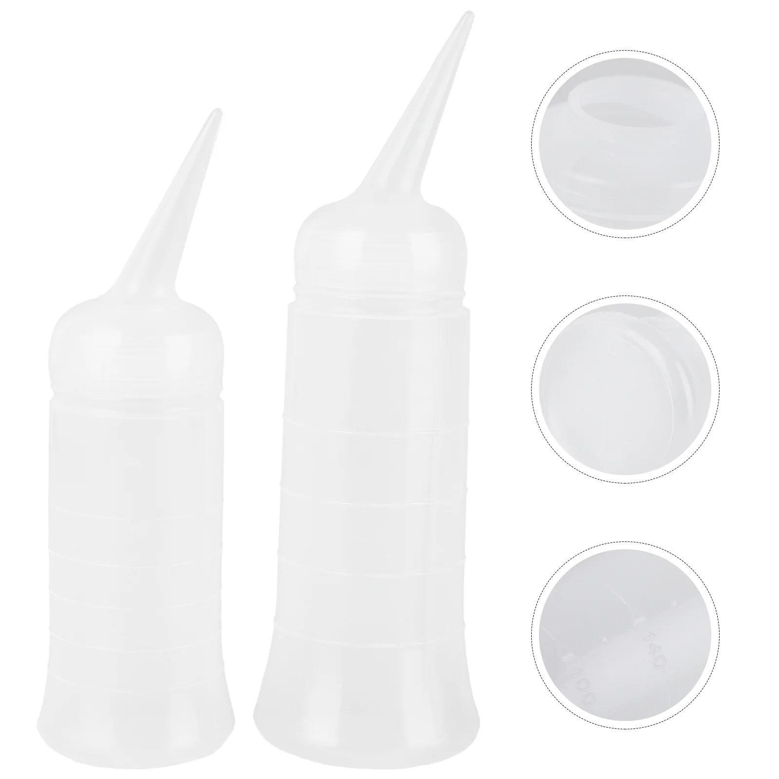 

Bottle Hair Applicator Dye Tip Color Bottles Squeeze Coloring Translucent Angled Scalp Style Salon Tool Travel Empty Measuring