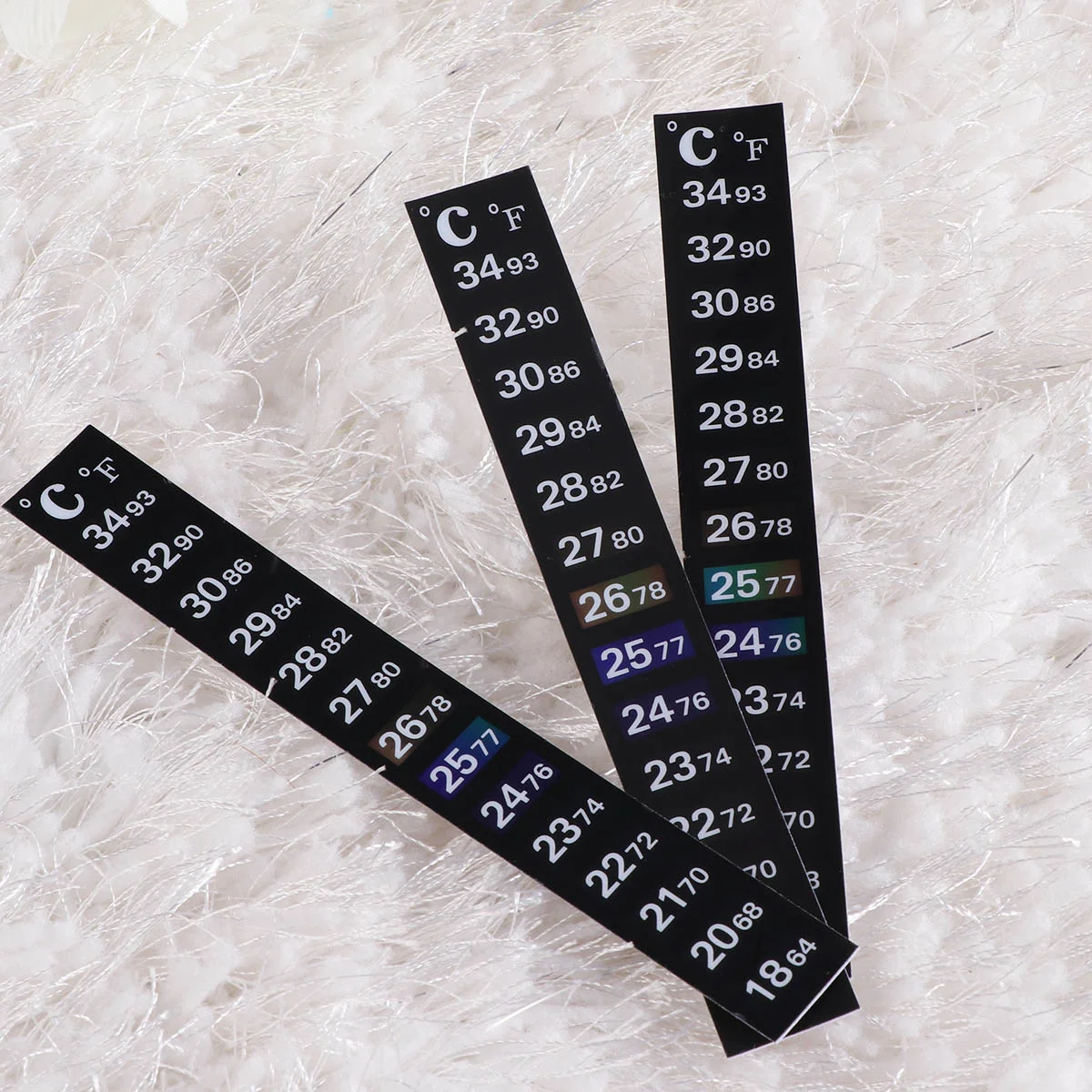 

10pcs for Tank Stick on Aquarium Temperature Strip Stick- on Digital Temperature Tank Strip Sticker