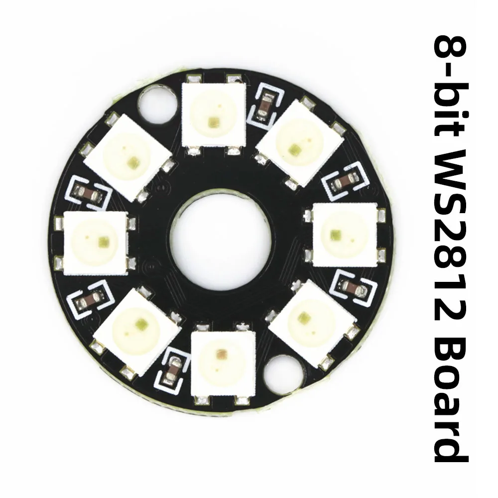 RGB LED Ring 8 Bits LEDs WS2812 5050 RGB LED Ring Lamp Light with Integrated Drivers for arduino Diy Kit