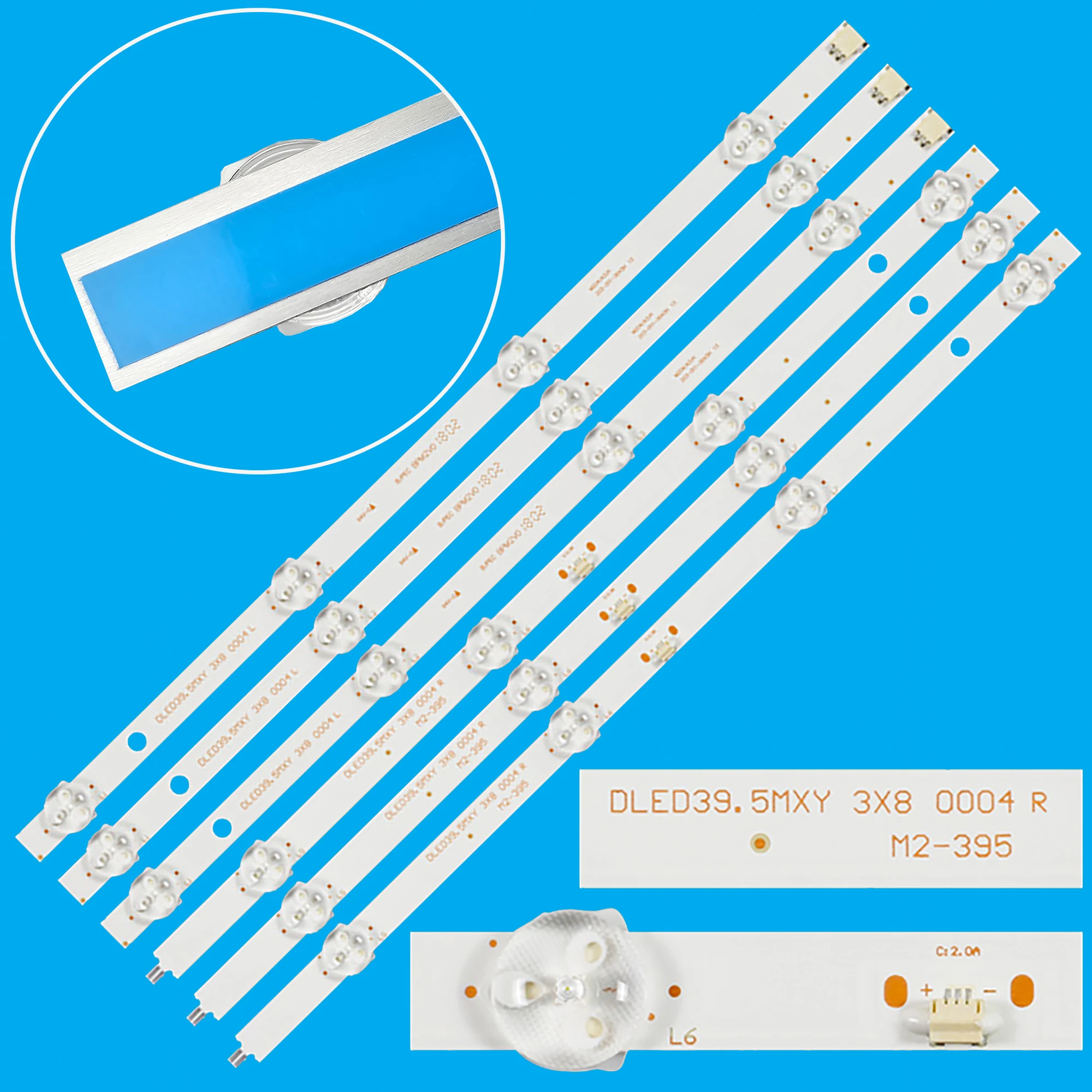 

Светодиодная лента подсветки для Dexp F40D7100M F40D7100 F40F7000M/W PRESTIGIO PTV40DN00Y_BK_CIS SM-LED40M03 LE40DF5502 TF-LED40S03T2