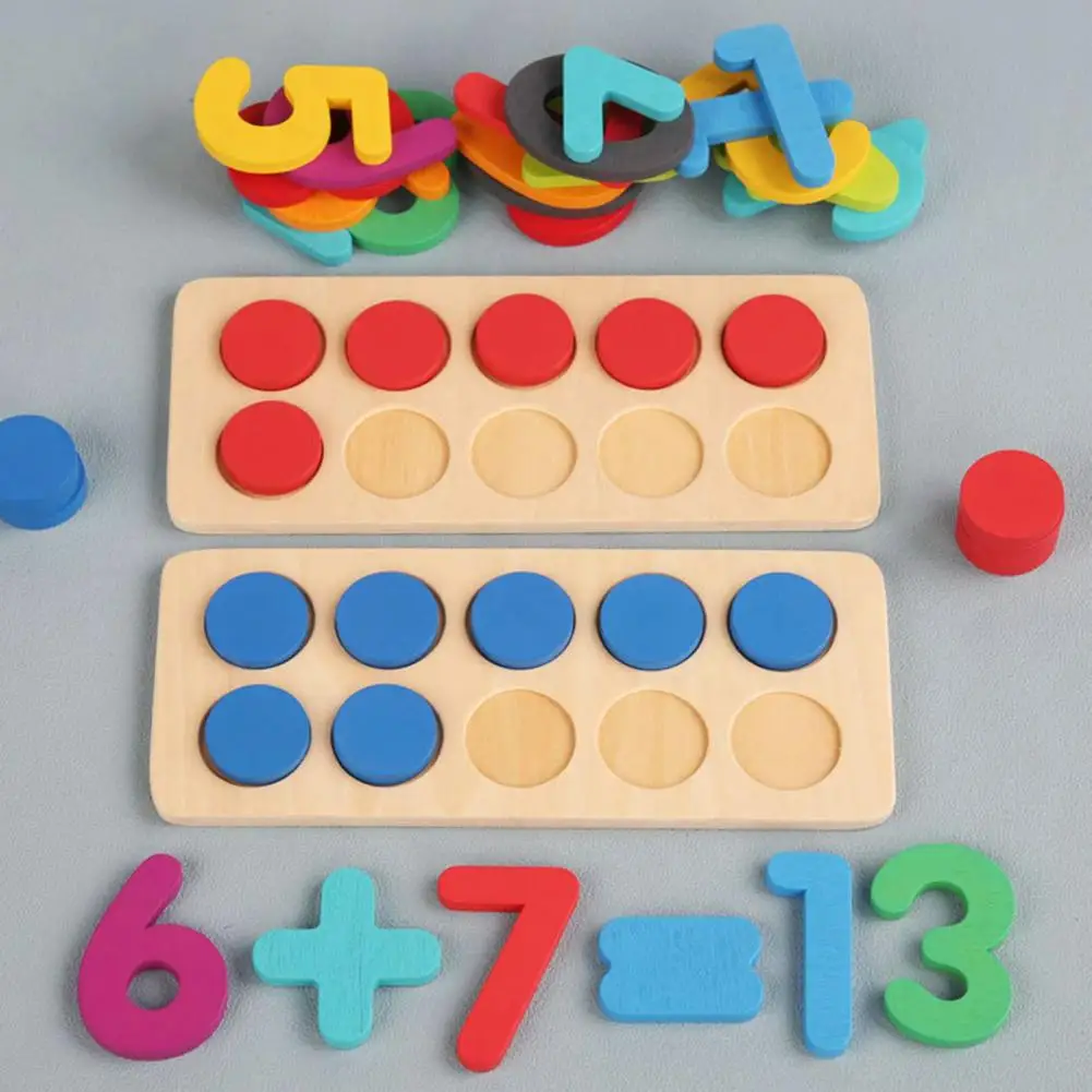 

1 Set Convenient Elementary Ten Grids Brain Game Preschool Toys Children Gift Baby Math Teaching Toy Baby Math Teaching Toy
