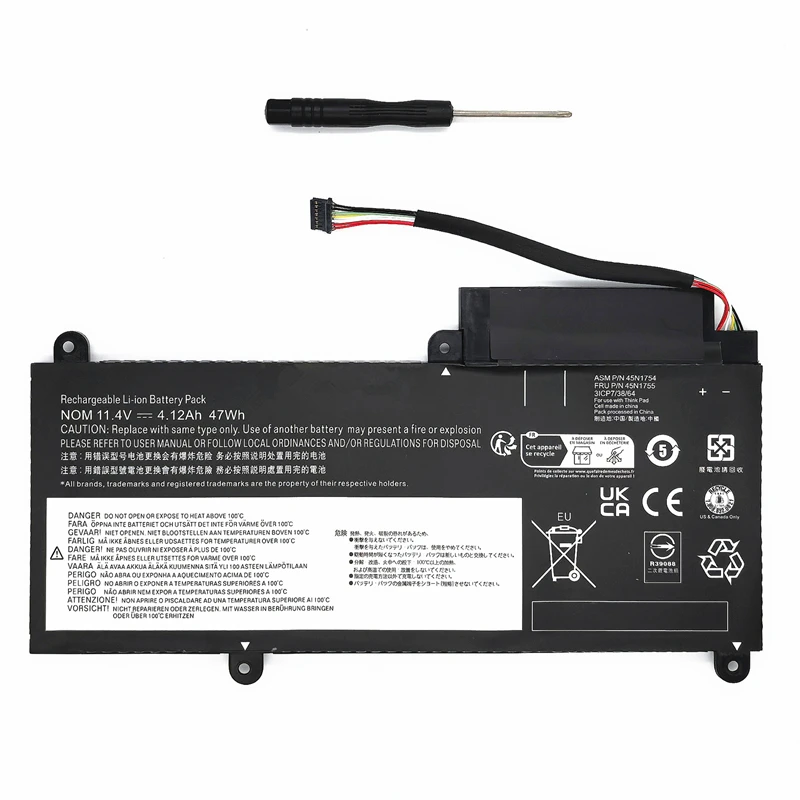 Фото Новый аккумулятор для ноутбука 45N1754 45N1753 45N1756 45N1757 45N1755 для Lenovo ThinkPad E450 E450C E460 E460C E455 E465 E465C №5