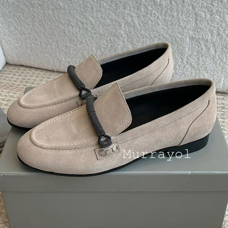 Женские лоферы с декором из бисера в стиле ретро женские замшевые туфли на