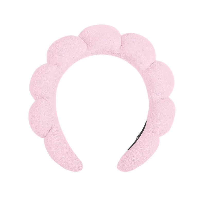 

Sponge Headband Versed Hairband Puffy Hair Hoop Makeup Bubble Terry Cloth Co Spa Retro Hair Bands Soft Head Wraps Headwear