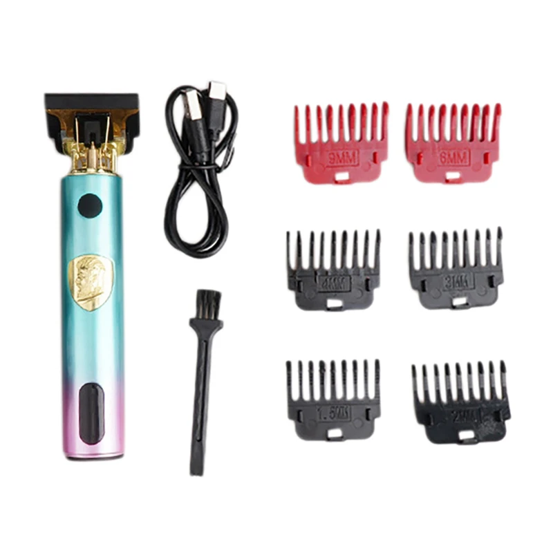 

Триммер для волос T9, электрические машинки для стрижки волос, универсальная электрическая машинка для стрижки волос, Мужская Парикмахерска...