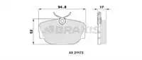 

AA0319 for brake BALATASI ON E30 8193