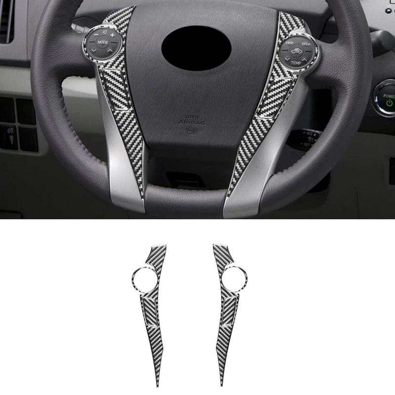 

Накладка на руль автомобиля из углеродного волокна для Toyota Prius 2009-2015