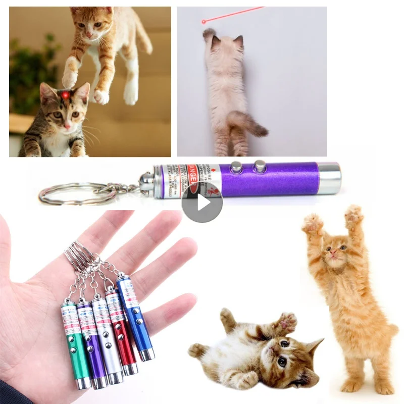 

Pet LED Laser Pen Cat Toy Red Dot Laser Light Pointer Laser Pen Interactive Toy Cat Stick Cat Toys Tease Cat Rods Cat Fun Toys