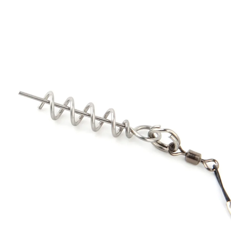 Fishing lure soft lure rig double VMC hook With Screw Connector Breaking Strength Stingers For Big Shad Lure fishing tackle