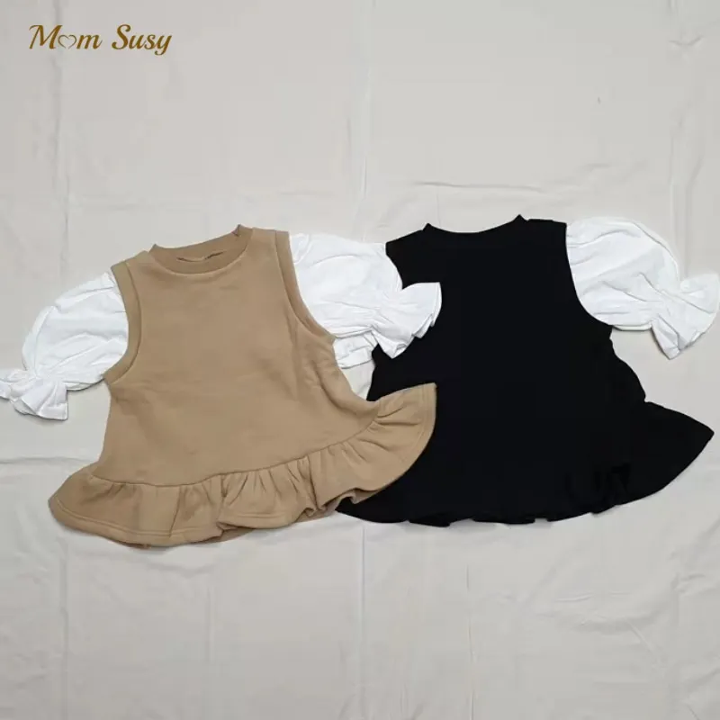

Fashion Baby Girl Boy Cotton Hoodie Dress Patchwork Infant Toddler Child Sweatshirt Long Sleeve Casual Outfit Baby Clothes 1-5Y