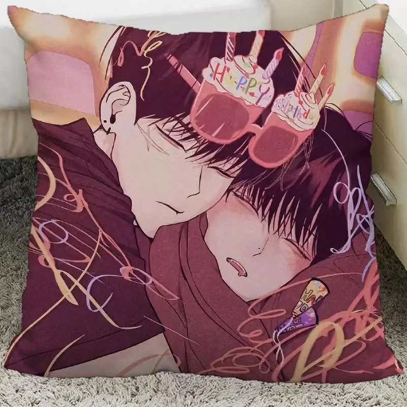 Подушка-наволочка для украшения дома 40x40 см