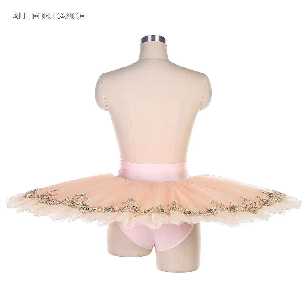 BLL001 Бледно-розовые профессиональные юбки-пачки для балета и танцев