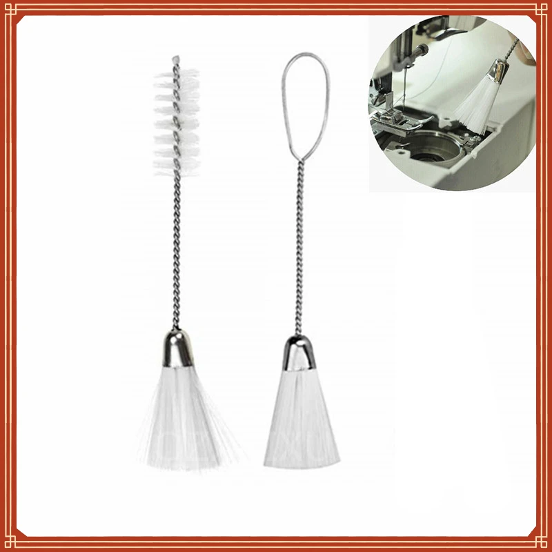 

New in sell 2pcs Household Double Ended Cleaning Brush Multi-function Sewing Machine Clean Brush Tail 5BB5612 envio gratis tools