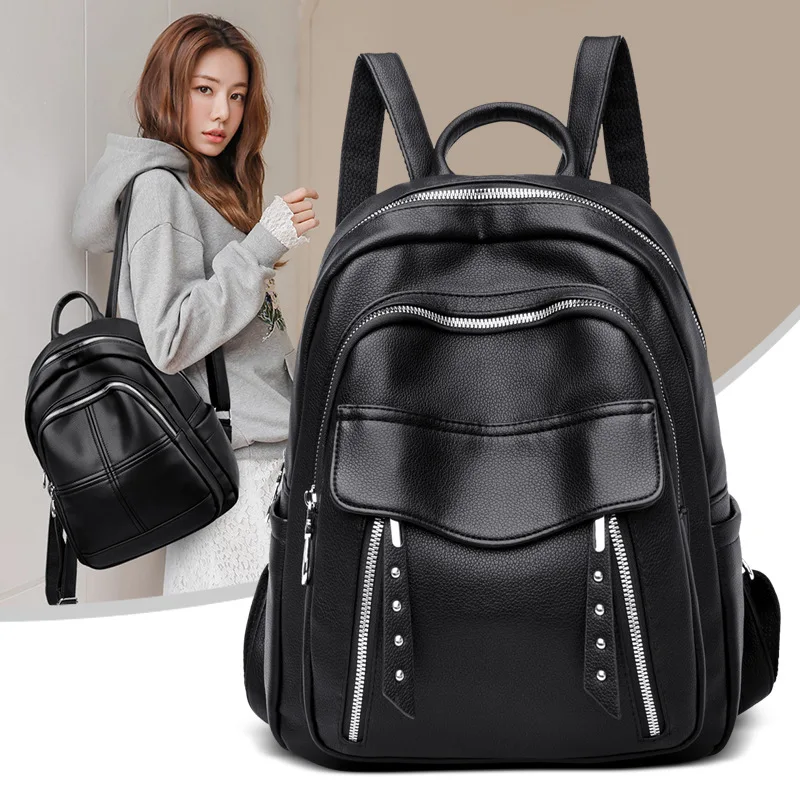 

Mochila MujerLychee Pattern Backpack 2022 New Ladies Casual Backpack European And American Trend Outdoor Travel Fashion Bag