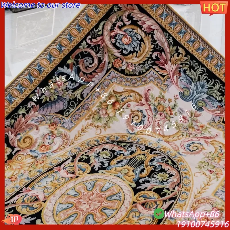 Ковер ручной работы YILONG в европейском стиле, 186x274 см, из шерсти, с сертификатом CE, ковер Savonnerie ручной вязки (art.: 3920dbf3eb928) - 3920dbf3eb928