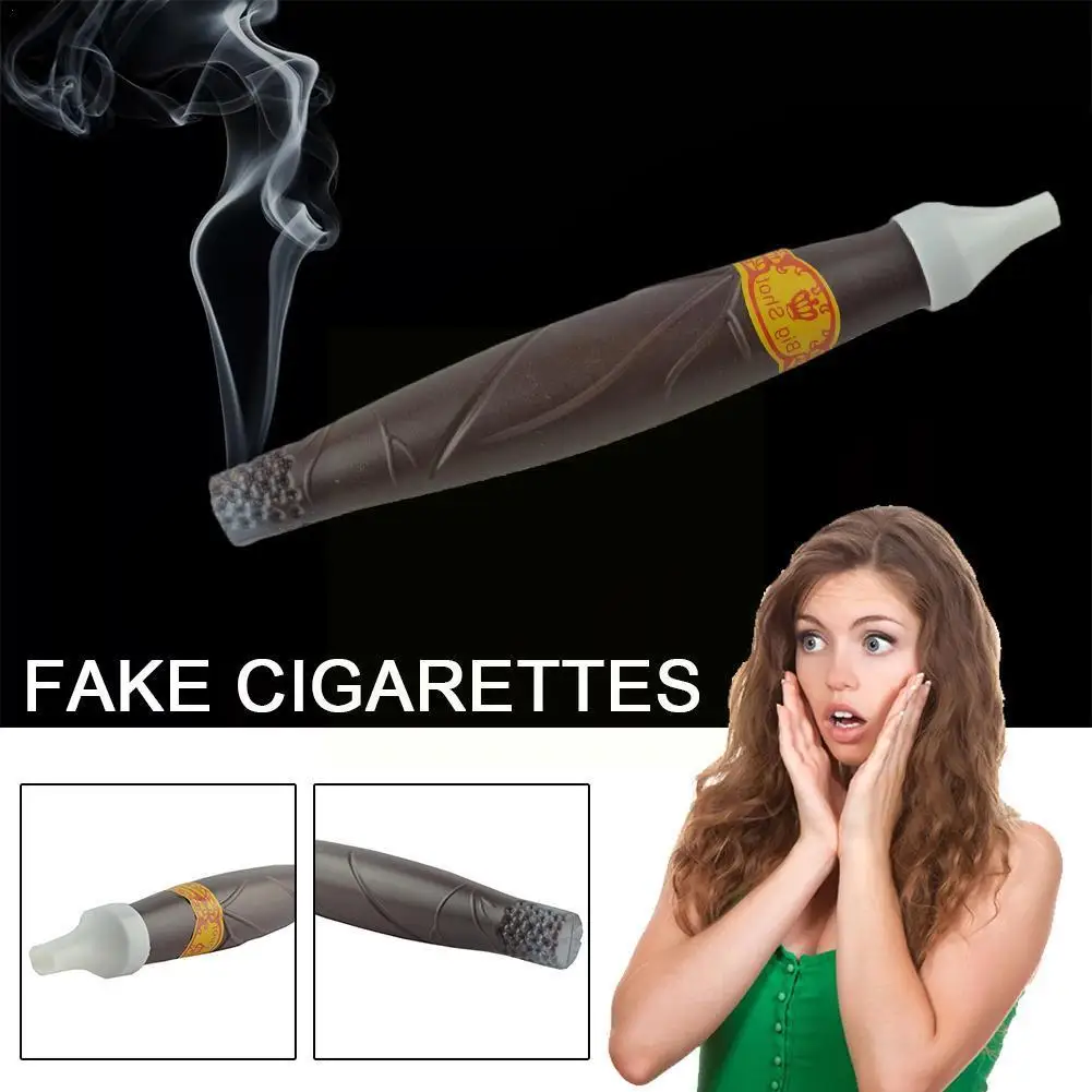

2 Pieces Novelty Creative April Fool's Day Fake Cigarette Boredom Relieve Game K2P0