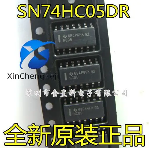 

30pcs original new SN74HC05DR HC05 SOIC-14 drain open circuit output logic six way inverter